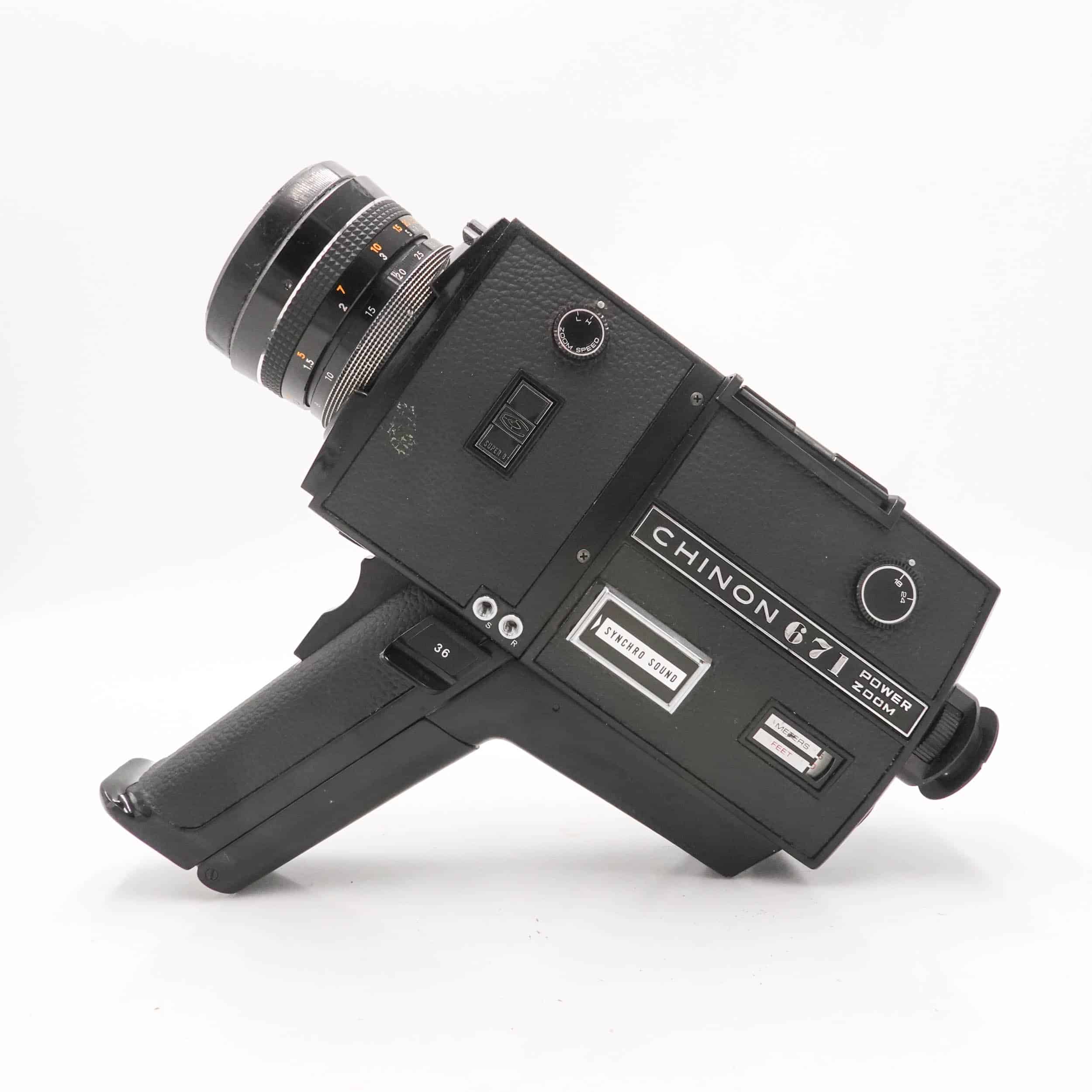 Chinon 671 Power Zoom Super 8 Camera Super 8 & 8mm