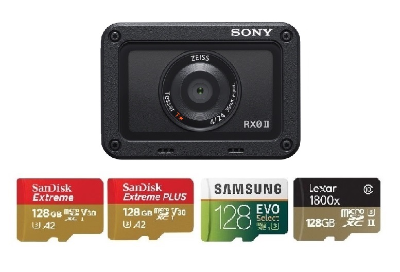 Best MicroSD Memory Cards for Sony RX0 II Camera Ears