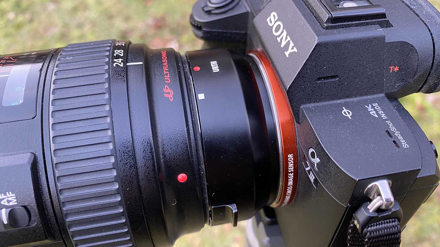 URTH Lens mount adapter (Electronic) Review Camera Jabber