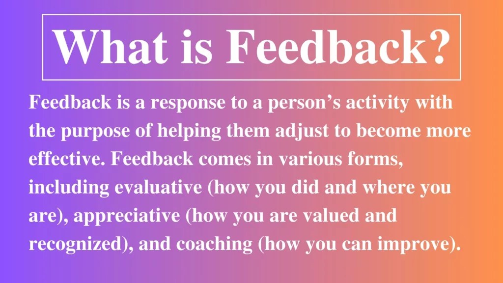 Constructive Feedback at Work A Complete Course on the Basics