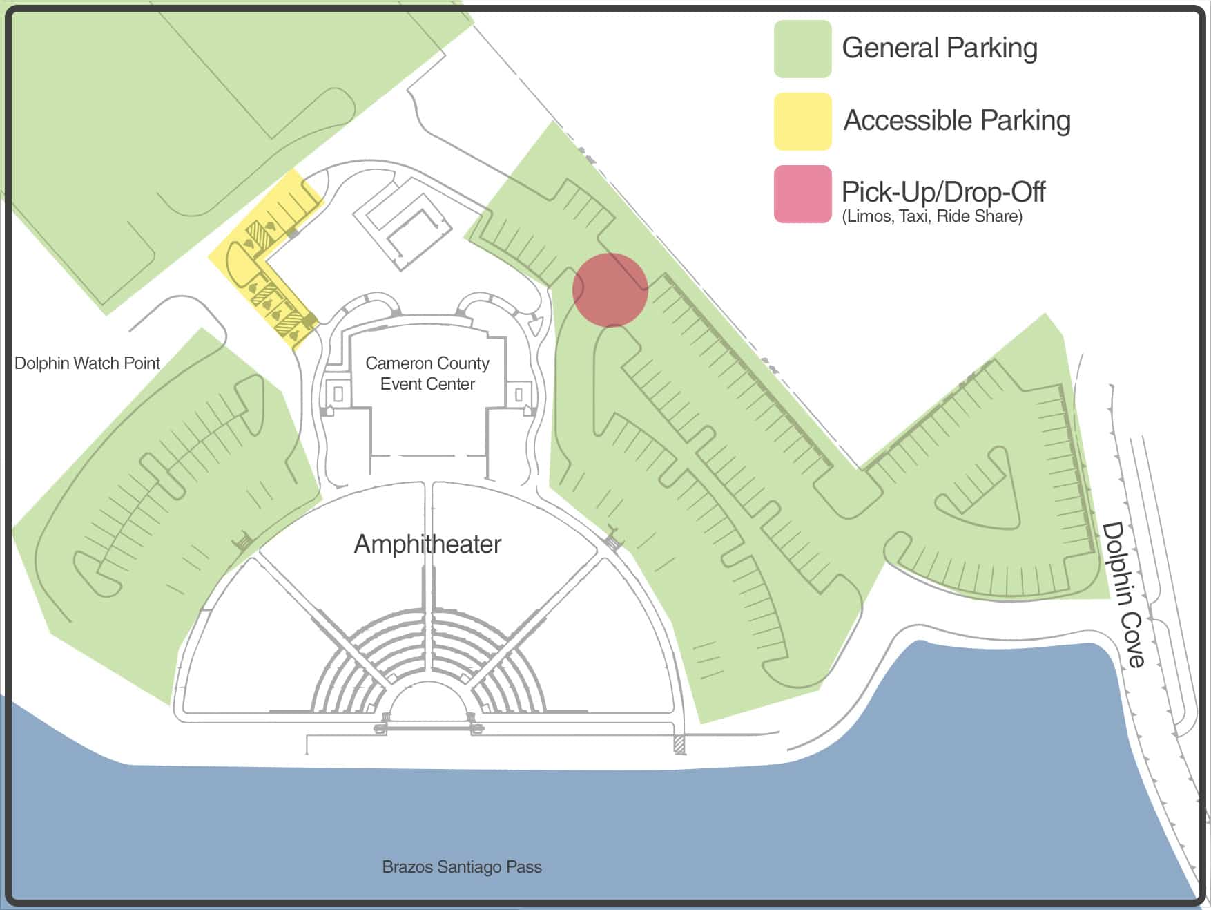 Parking Cameron County Amphitheater And Event Center