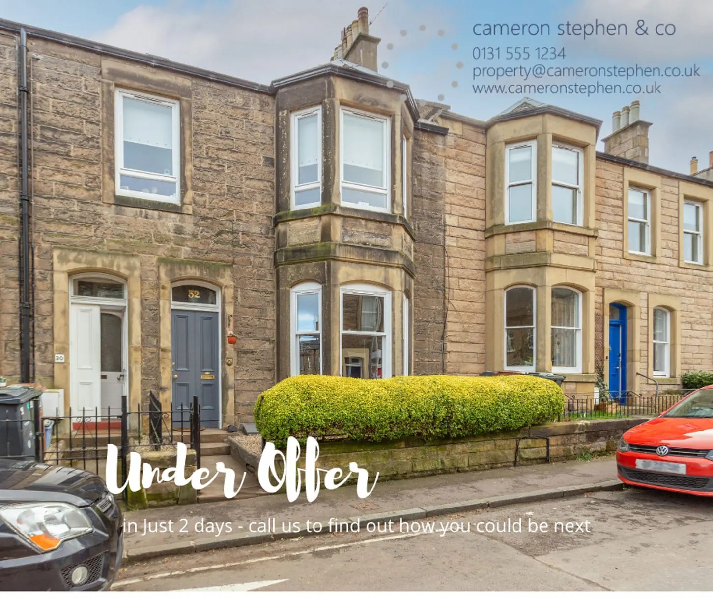 32 Cornhill Terrace, Edinburgh EH6 8EL Cameron Stephen and Co