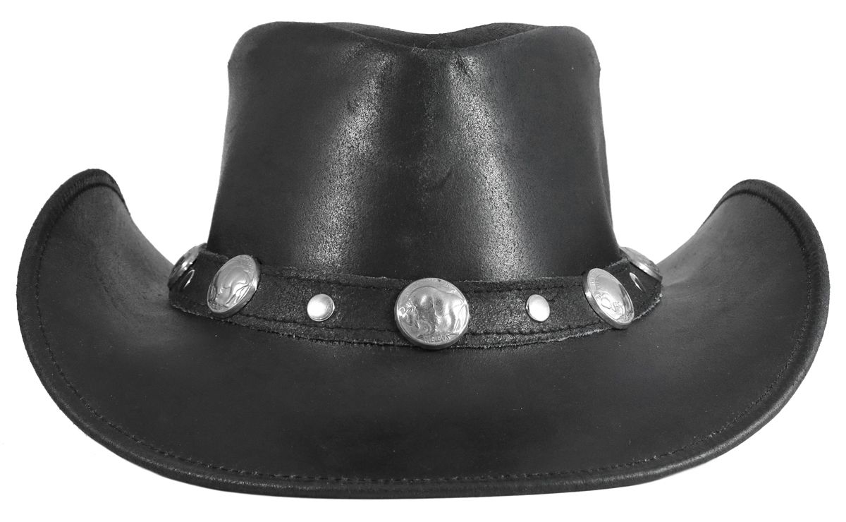 Buffalo Nickel Leather Hat Cameron Trading Post