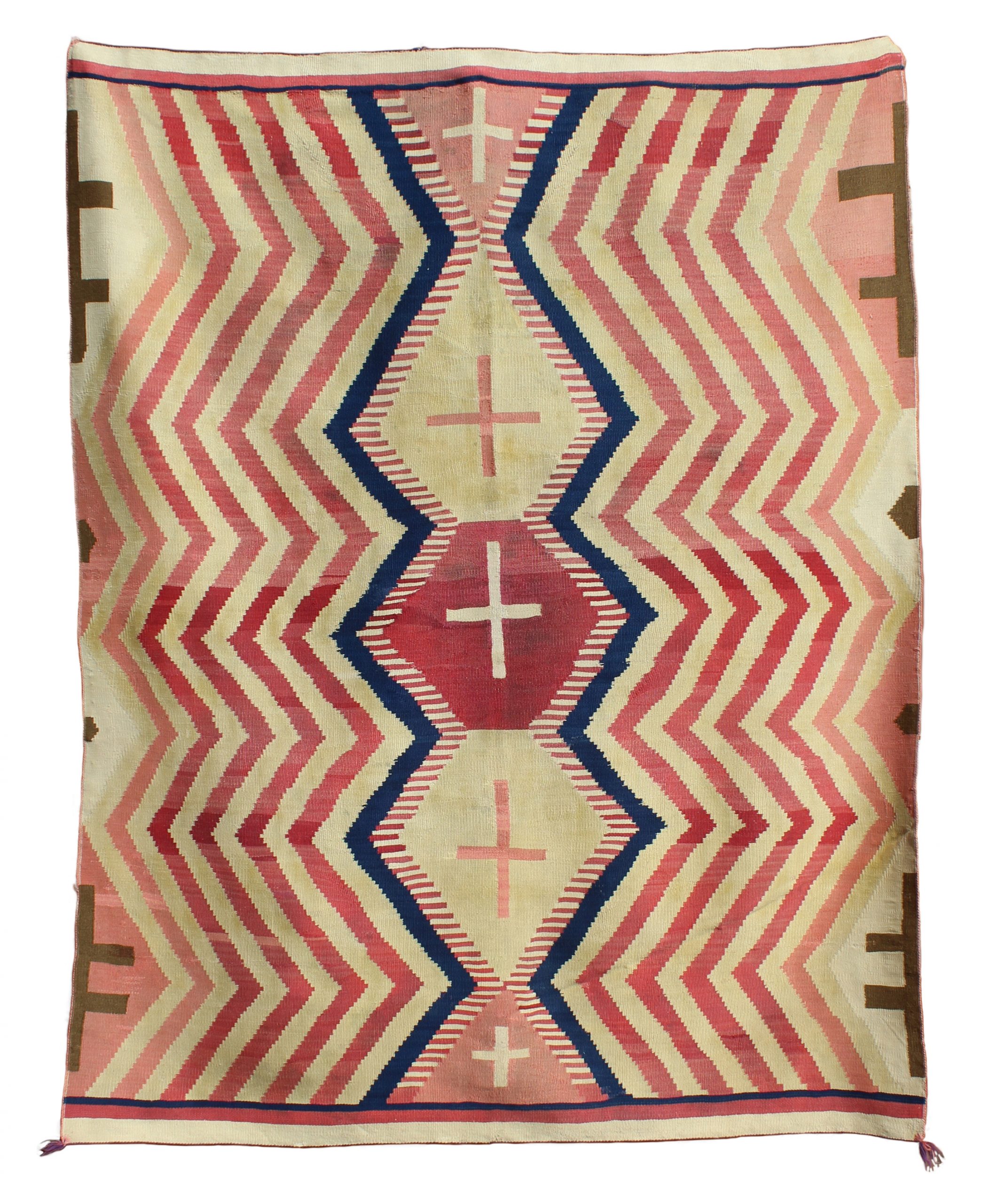 Antique Navajo Classic Serape Cameron Trading Post