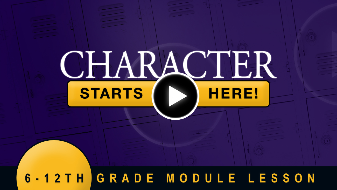 Character Starts Here Program MiddleHigh School 612 Camfel Productions