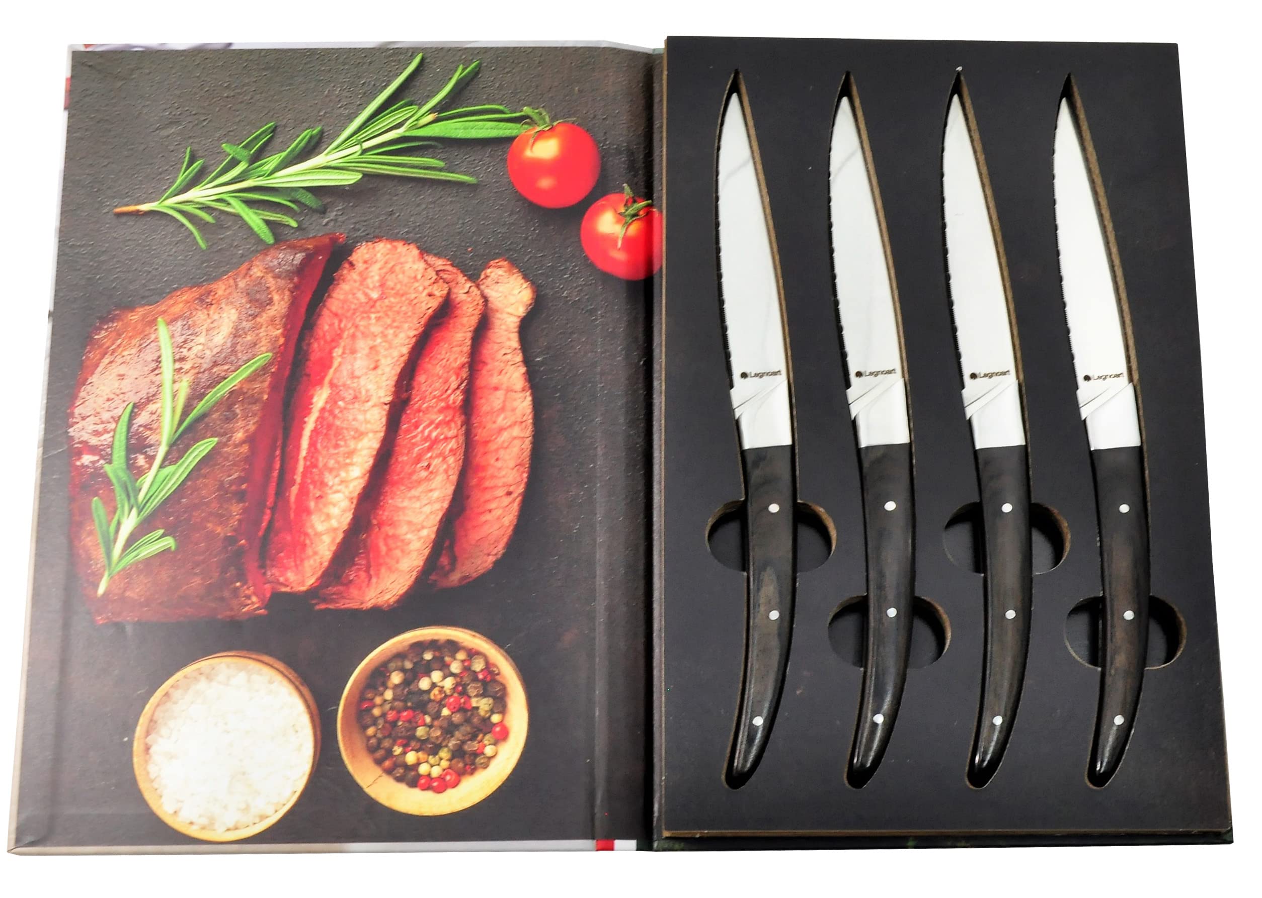 legnoart porterhouse steak knives dark wood. Camilleri Paris Mode
