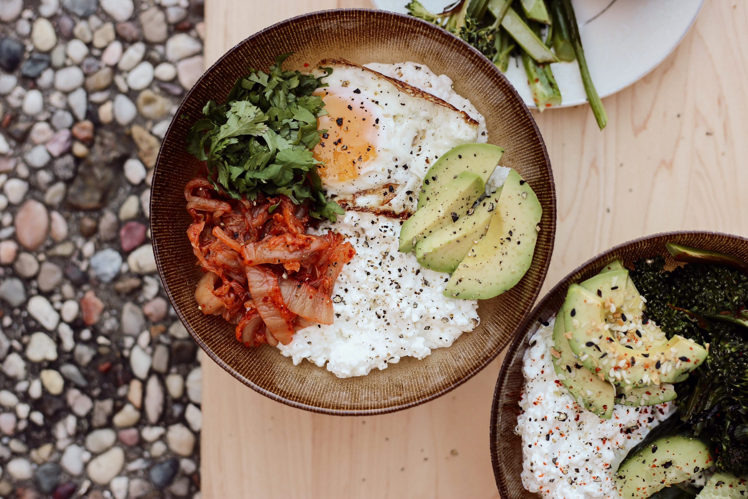 savory cottage cheese bowls
