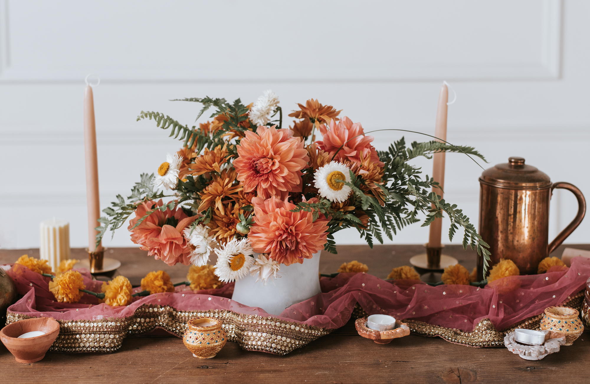 A Diwali Dinner Party in Celebration of Food, Sweets, and Tradition