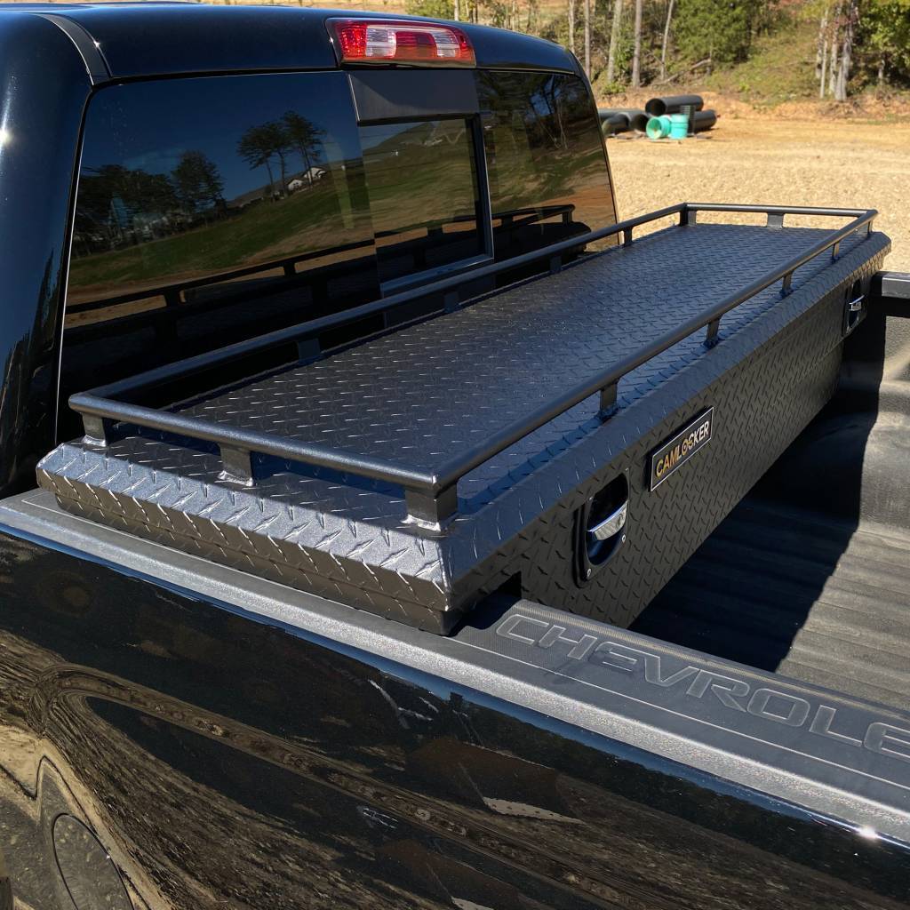 CamLocker S71LPRLMB 71in Crossover Truck Tool Box with Rail
