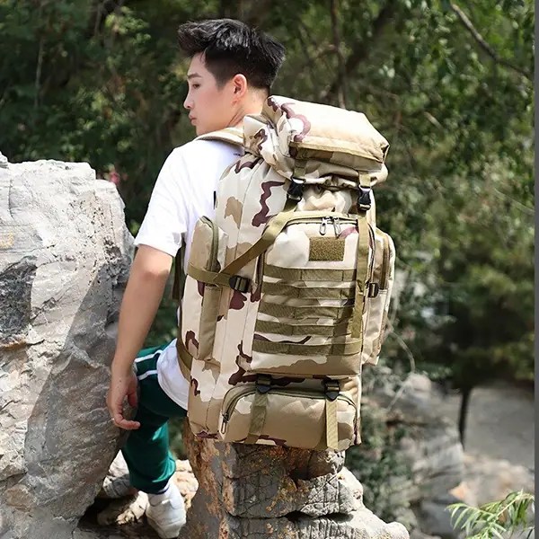 Camo Hiking Backpack CAMO DIVISION