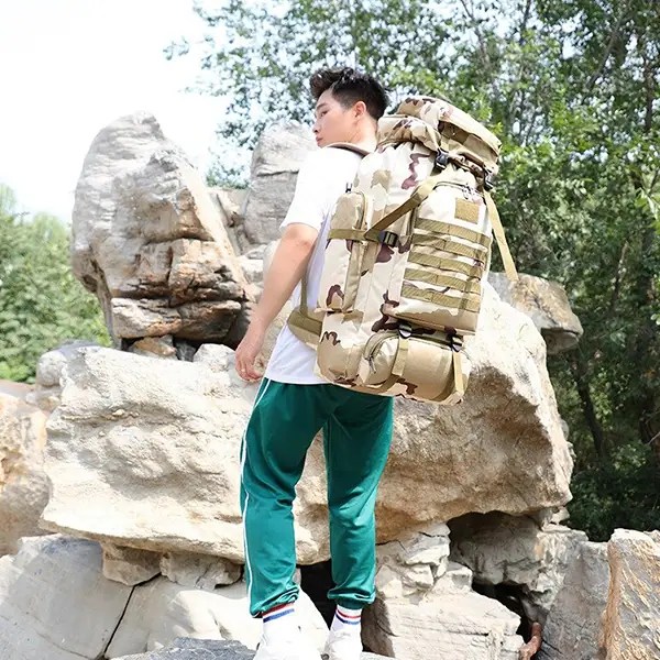 Camo Hiking Backpack CAMO DIVISION