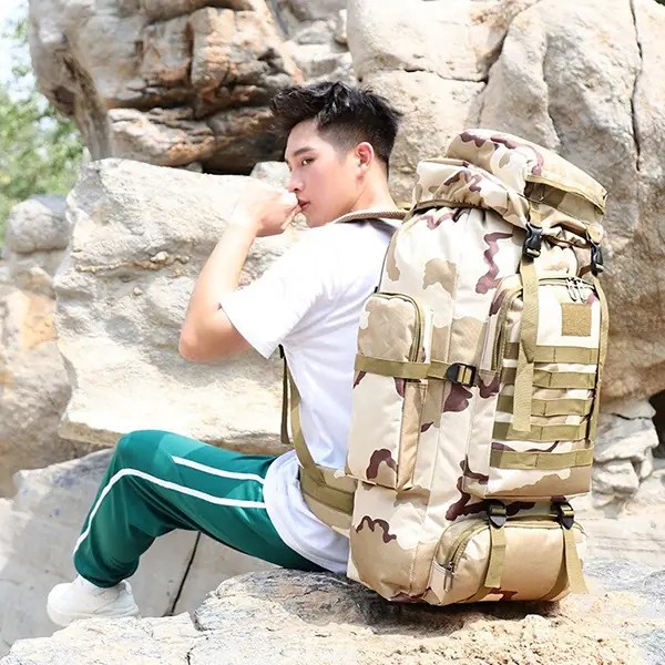 Camo Hiking Backpack CAMO DIVISION