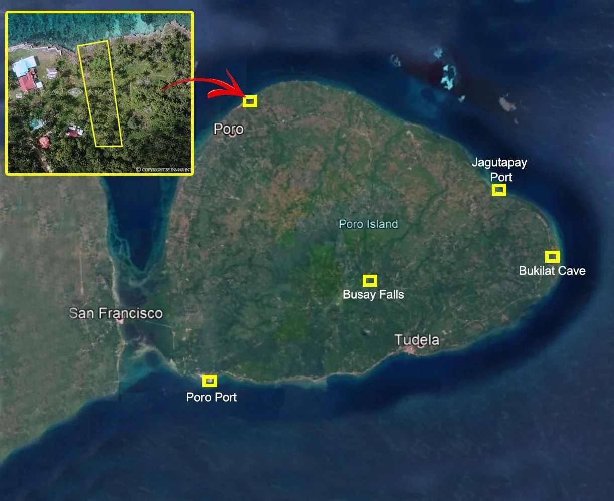 Commercial lot for sale along the beach Esperanza, Poro Camotes Real Estate