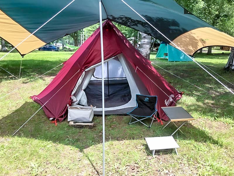 1万円でこれならアリでは？FIELDOORのワンポールテント400を買ってみた キャンプクエスト