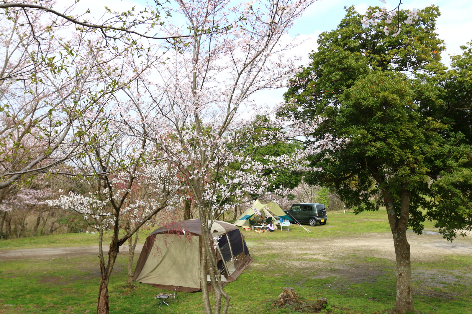 娘のキャンプデビュー＠宍道ふるさと森林公園 おきがるキャンピングライフ