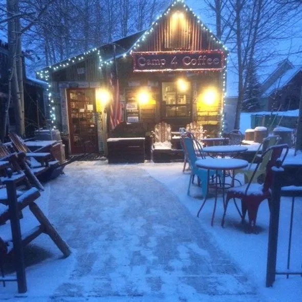 Christmas Lights Camp 4 Coffee