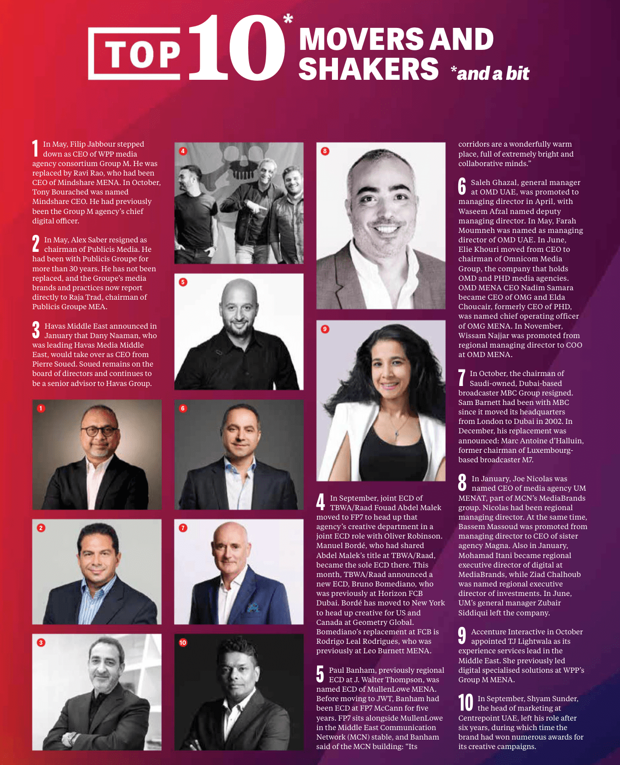 Top10 Movers Campaign Middle East