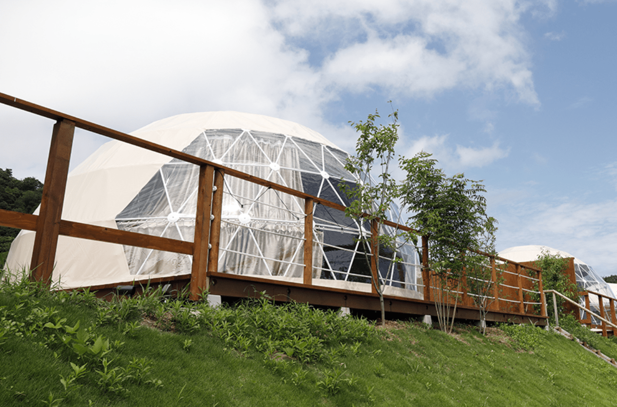 GLANPING VILLAGE HAJIME 【 京都府 宮津市】 Camp＆Eats（キャンプアンドイーツ）