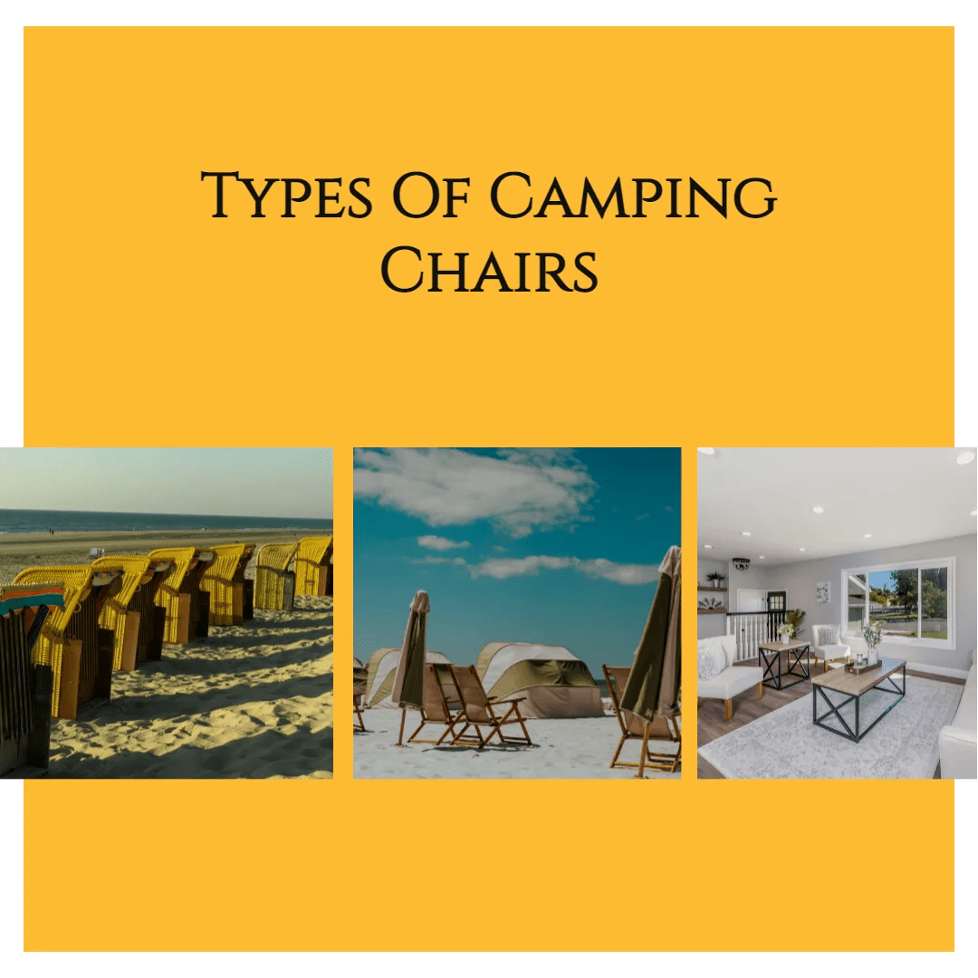 How much weight can a camping chair hold with different types