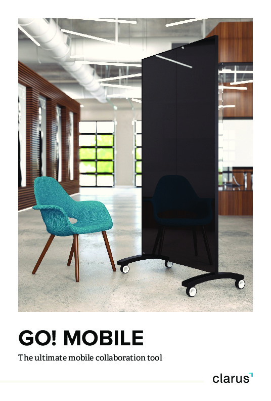 Clarus Go! Mobile Glass Board Campbell Keller