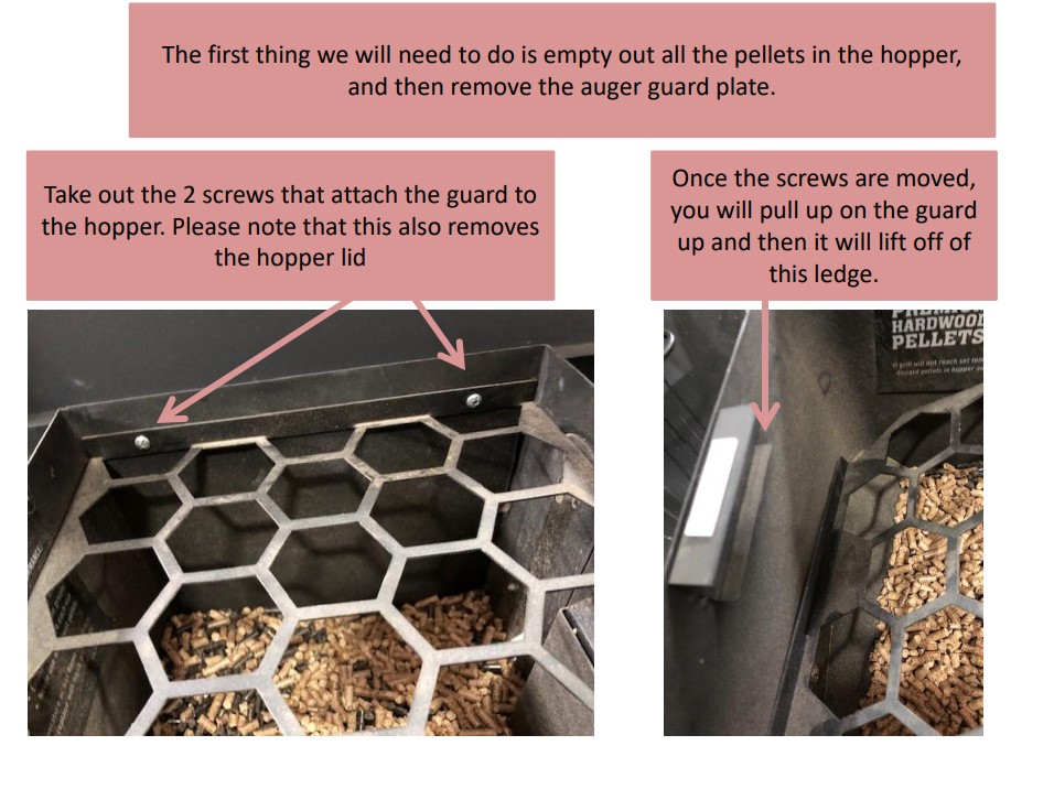 HOW TO REPLACE THE AUGER MOTOR IN A WIFI GRILL CAMP CHEF