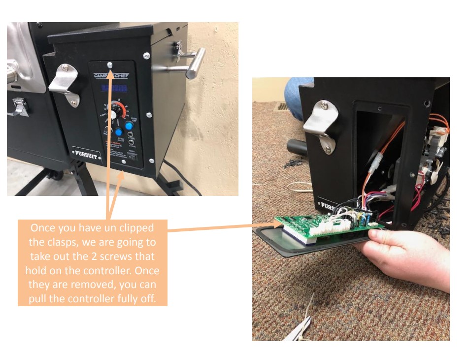 HOW TO CHANGE OUT THE AUGER MOTOR ON THE PURSUIT CAMP CHEF