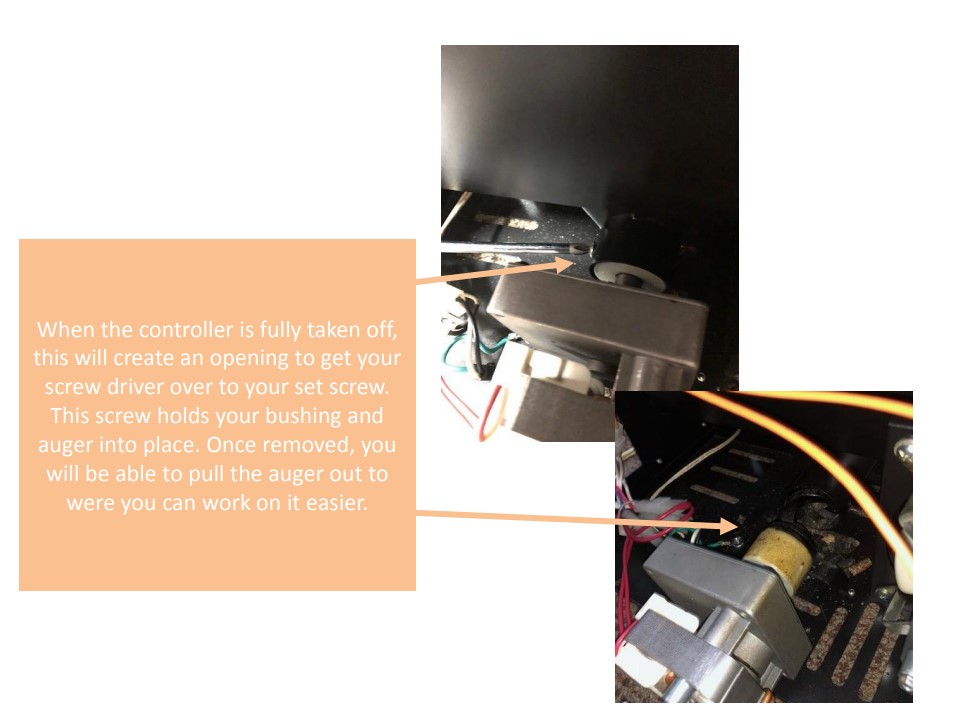 HOW TO CHANGE OUT THE AUGER MOTOR ON THE PURSUIT CAMP CHEF