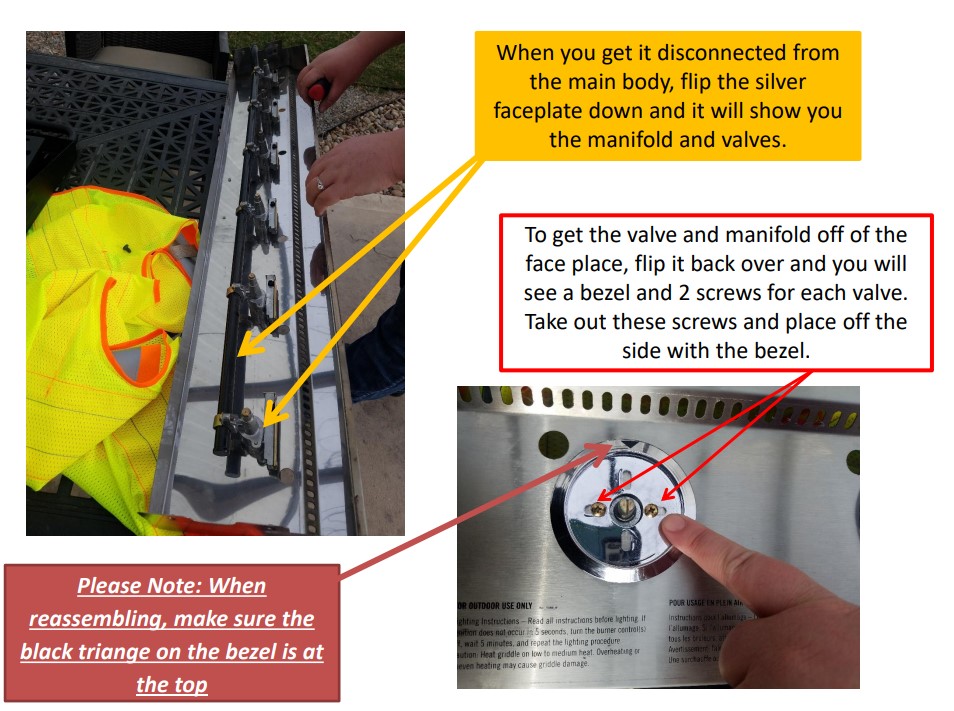HOW TO CONVERT THE FLAT TOP BURNER TO NATURAL GAS CAMP CHEF