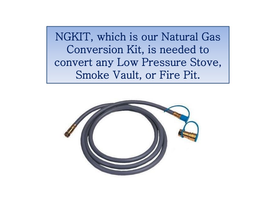 HOW TO CONVERT THE FLAT TOP BURNER TO NATURAL GAS CAMP CHEF