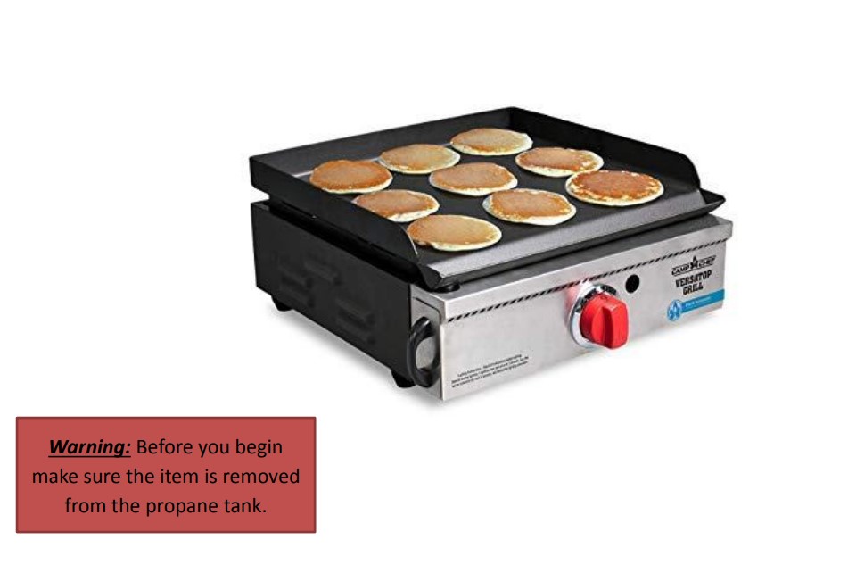 HOW TO REPLACE THE BURNER IN THE FTG250 CAMP CHEF