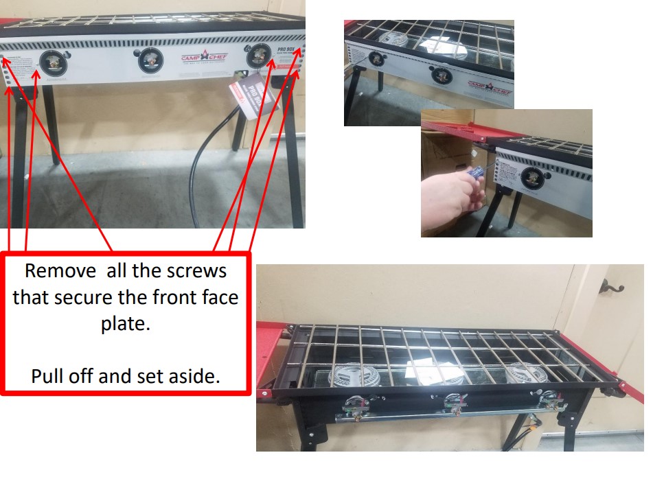 HOW TO REPLACE THE VALVES AND IGNITERS IN THE PROX SERIES STOVES CAMP