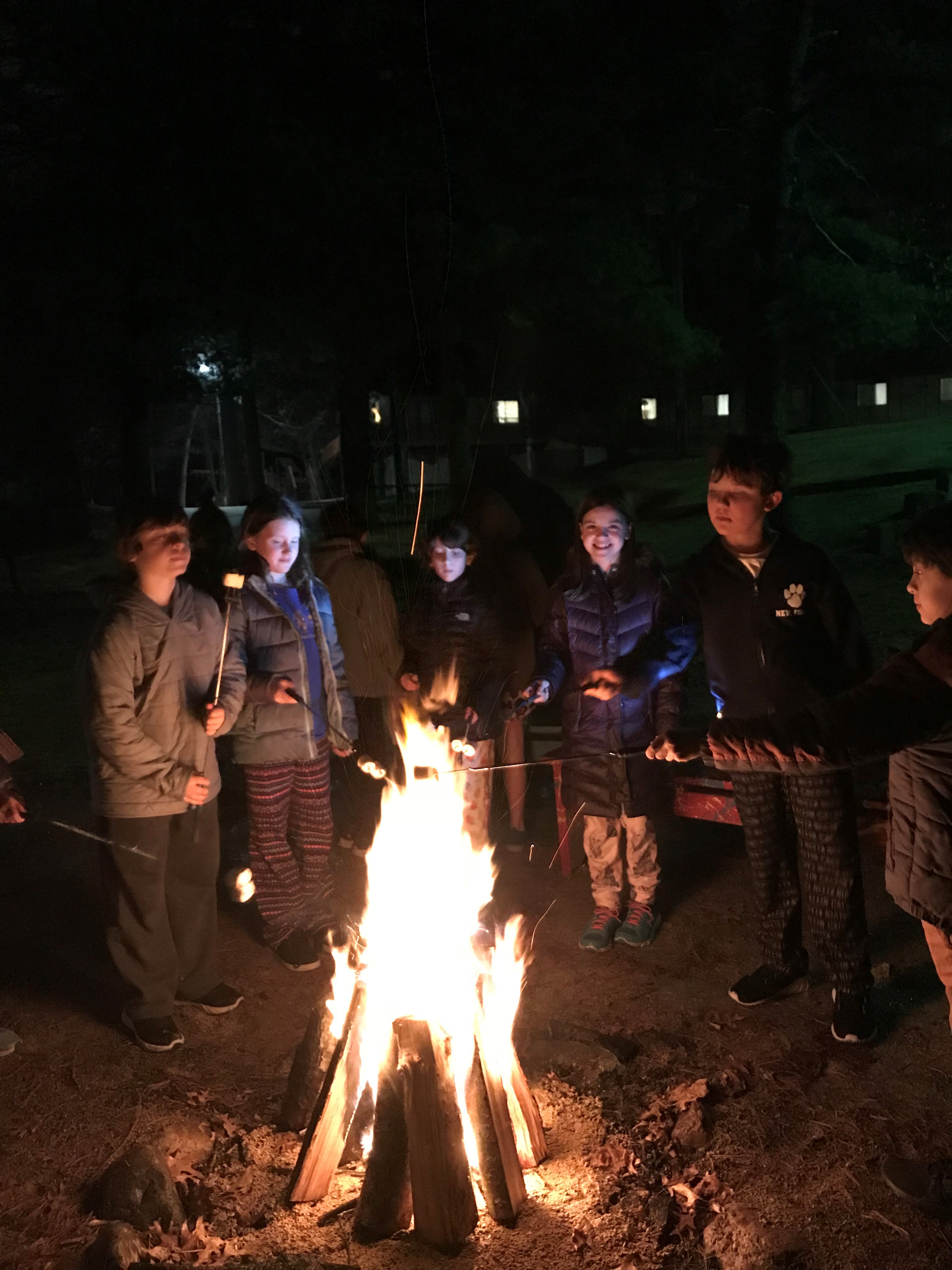 Spring Break Bonfire JCC Camp Chi