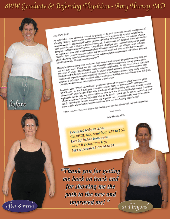 Testimonials from 8 Weeks to Wellness program available at Camp