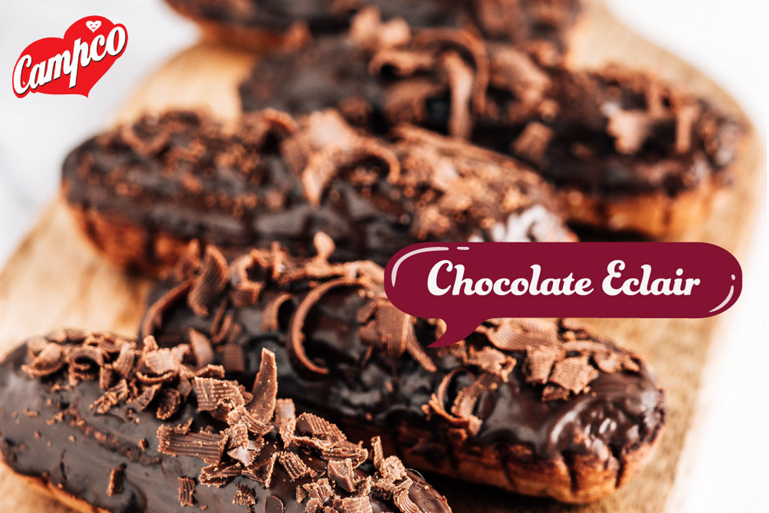 Chocolate Eclairs Campco Chocolates