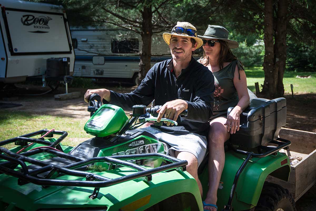 ATV trails near VMUTS in Mattawa Cottages for Rent and Camping!