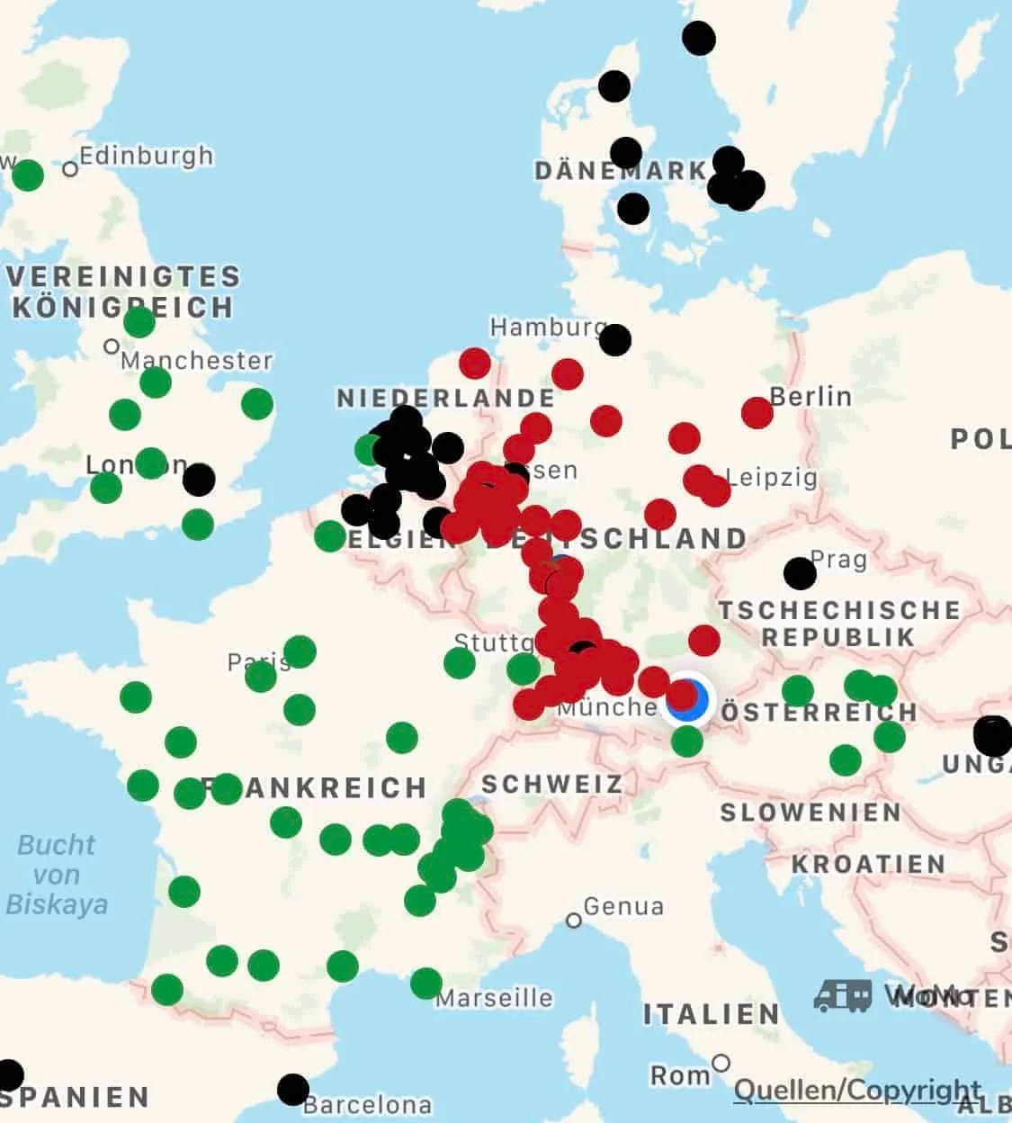 Umweltzonen Europa Karte Umweltzonen in Europa und Plaketten für jedes Land camper.help