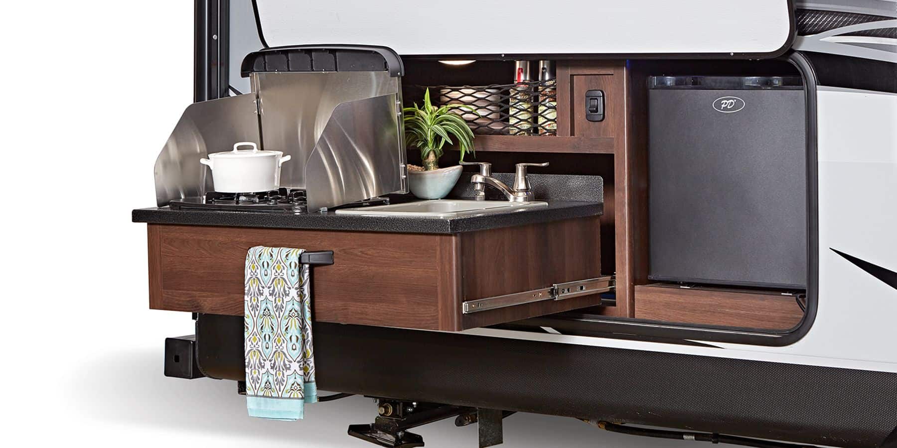 Travel Trailer with Outside Kitchen CamperAdvise