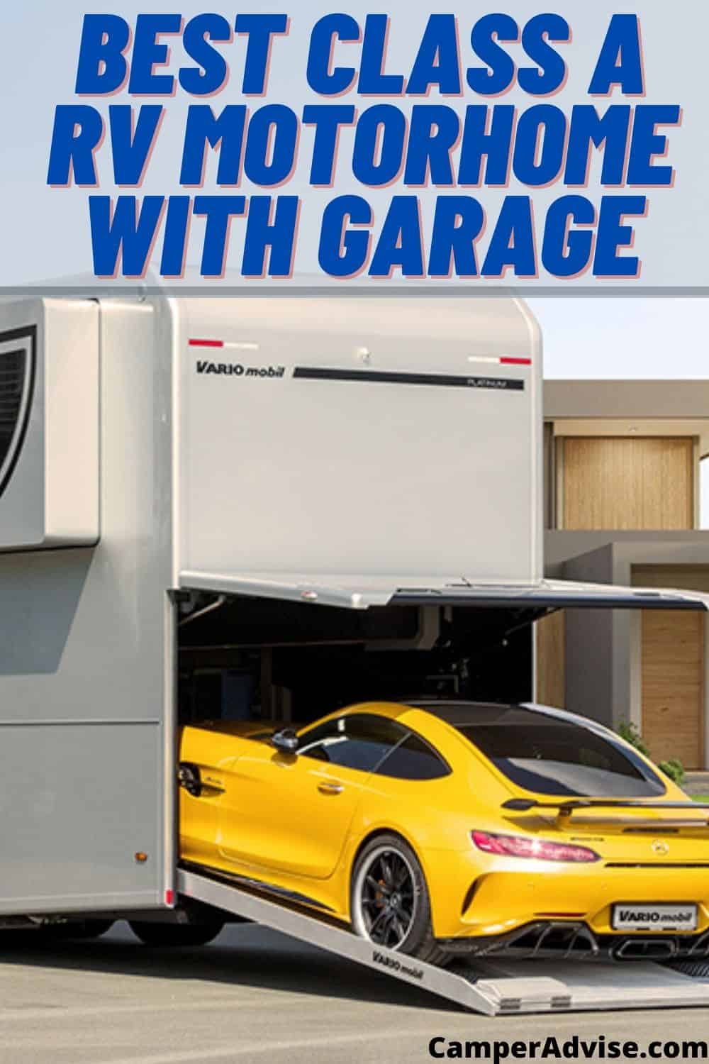 Class A RV Motorhome with Garage CamperAdvise