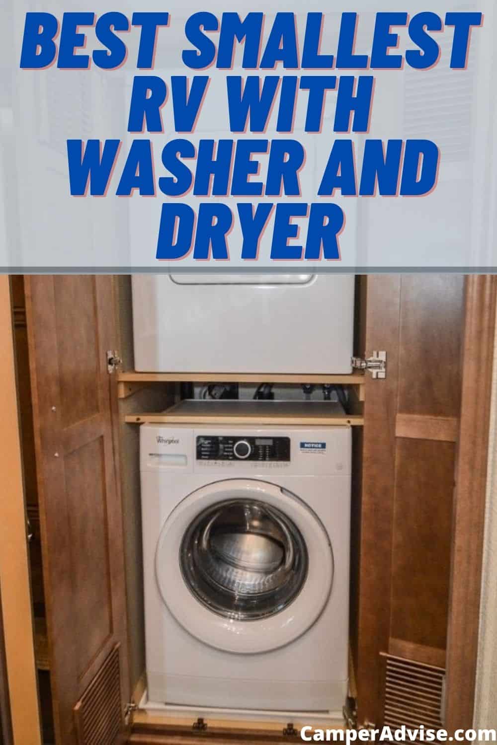 Smallest RV with Washer and Dryer CamperAdvise