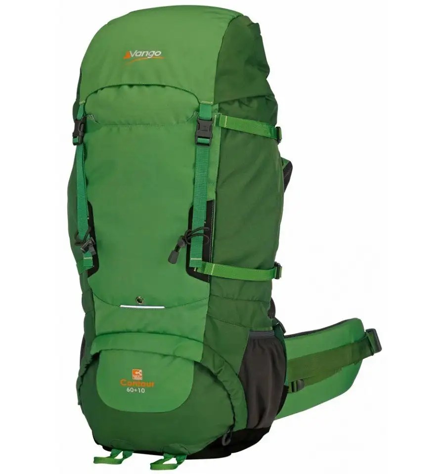 Vango Contour 60 plus 10 Rucksack Green Camper Essentials