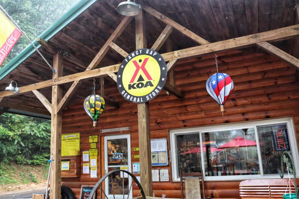 Video Tour Fancy Gap KOA Campground Camper Report