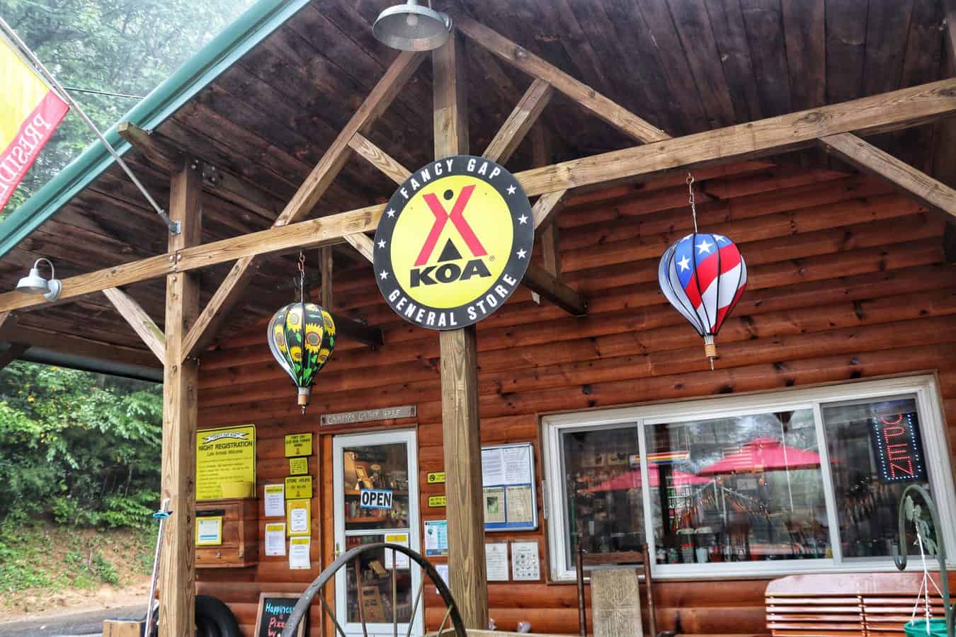 Video Tour Fancy Gap KOA Campground Camper Report