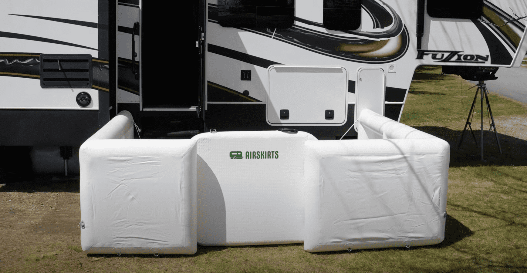Pet Patio The Inflatable RV Pet Fence From AirSkirts