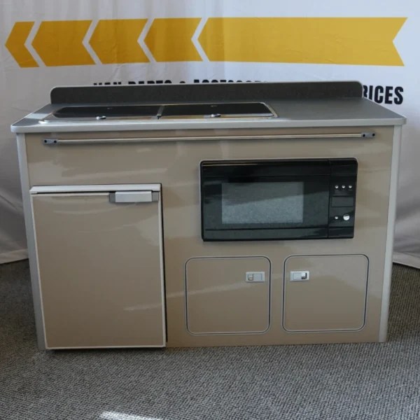Campervan Kitchen Pod Unit with Sink/Hob/Fridge/Microwave