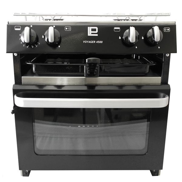 Voyager 4500 Deluxe Cooker No Ignition Black Camper Warehouse