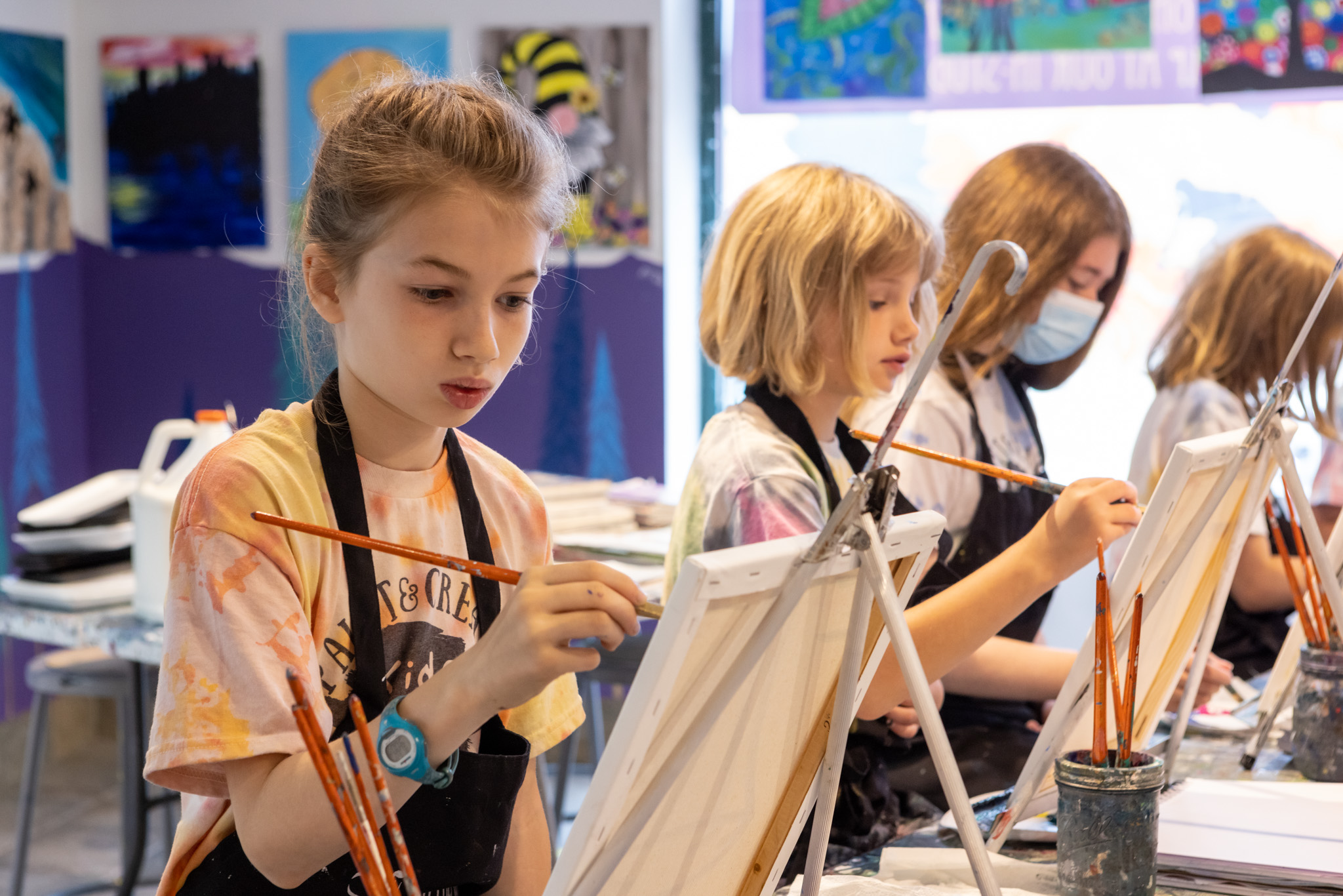 Paint & Create Kids Camp by Burlington Paint and Sip Vermont Camp