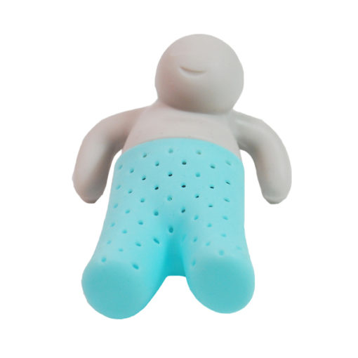 Mr. Tea Bulk Custom Printed Silicone Tea infuser man shaped tea infuser