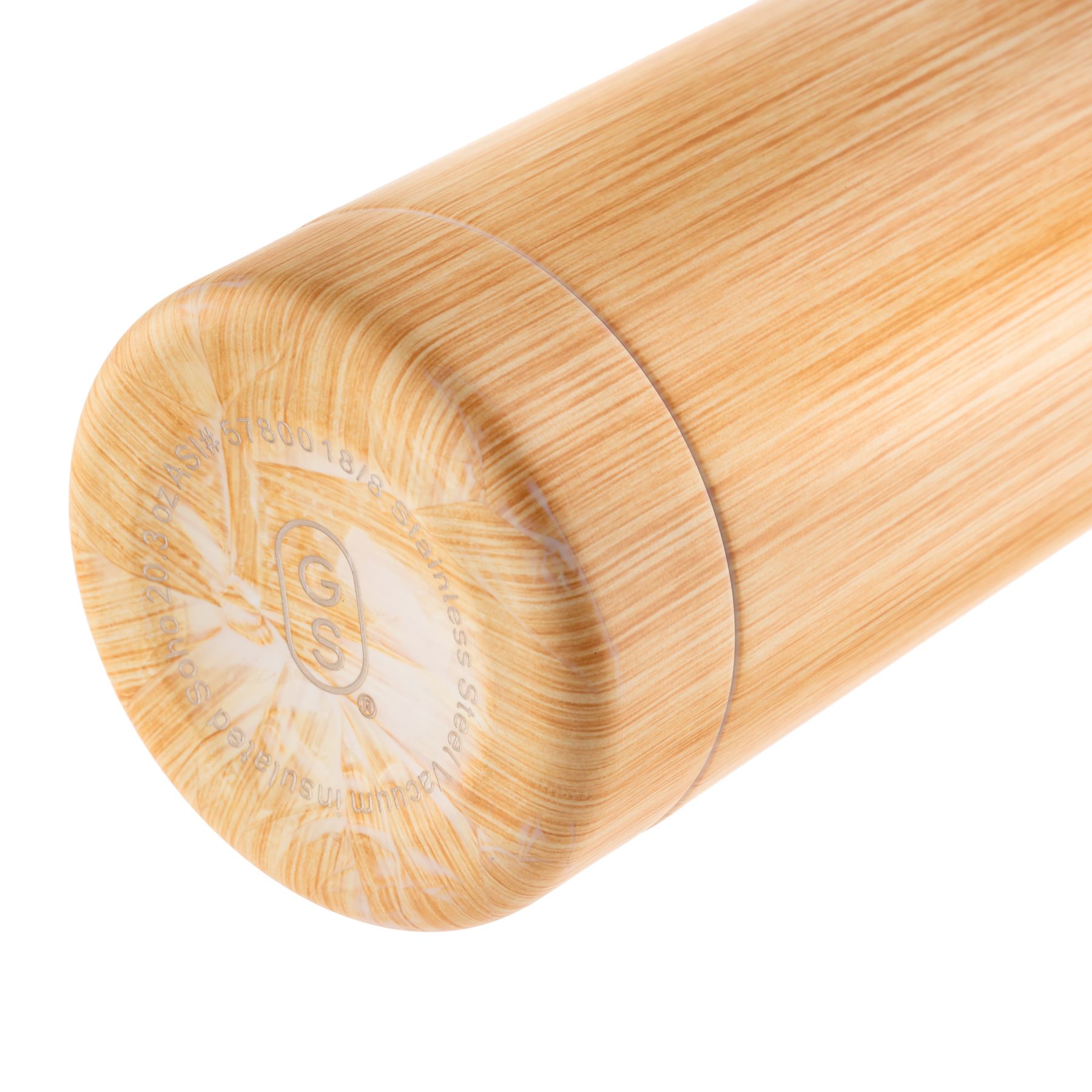 Wildwood Bulk Custom Printed 20oz Bamboo Water Bottle Campfire Premiums