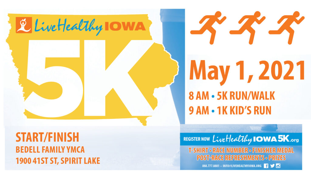 Live Healthy Iowa 5K Camp Foster YMCA