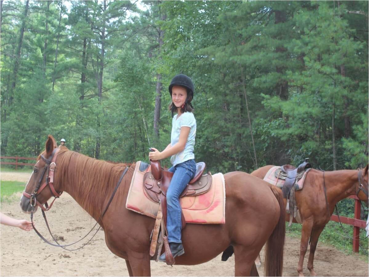 Horseback Riding YMCA Camp Huckins